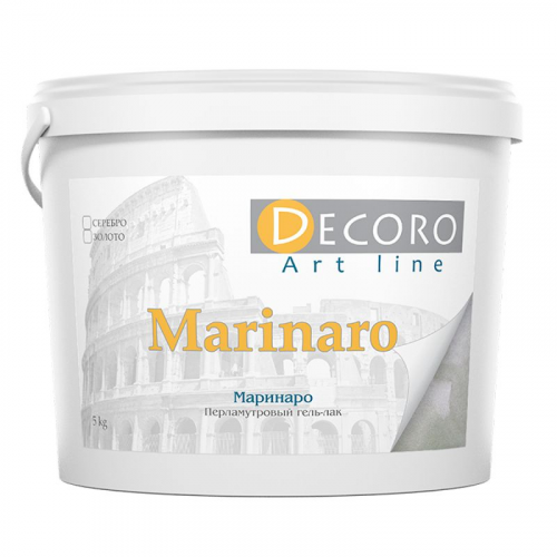 Гель-лак перламутровый Decoro Marinaro полупрозрачный, золото, 1кг