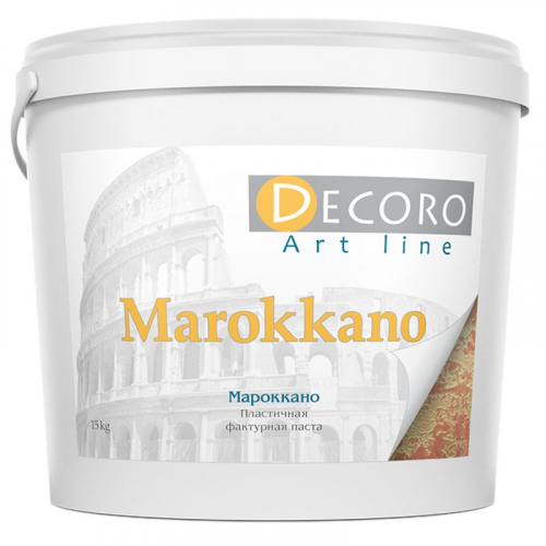 Штукатурка декоративная моделирующая Decoro Marokkano марроканская, 15кг