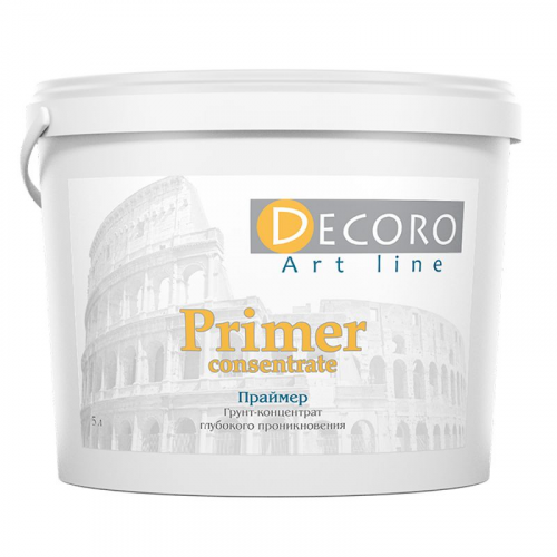 Грунт глубокого проникновения Decoro Primer consentrate концентрат , 5л