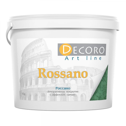 Штукатурка декоративная моделирующая Decoro Rossano (эффект замши), 0,8кг