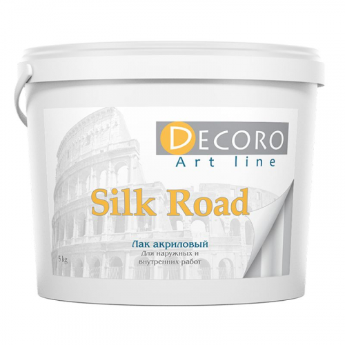 Лак акриловый Decoro Silk Road глянцевый, 1кг