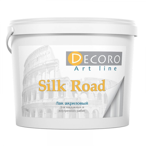Лак акриловый Decoro Silk Road глянцевый, 5кг