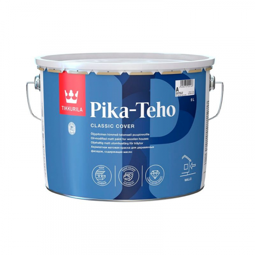 Краска Tikkurila Pika-Teho фасадная база А 9л