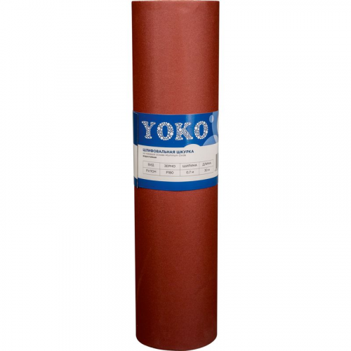 Шкурка Yoko Р180 на тканевой основе, 0,7×30 м