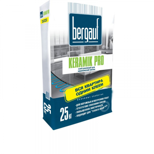 Клей для плитки Bergauf Keramik Pro 25 кг