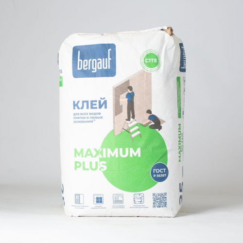 Клей для плитки Bergauf Maximum Plus 25 кг