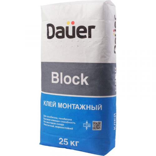 Клей монтажный Dauer Block, 25 кг