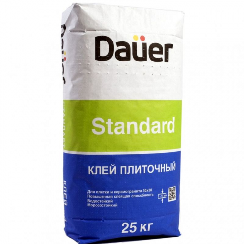 Клей для плитки и керамогранита Dauer Standard 25 кг
