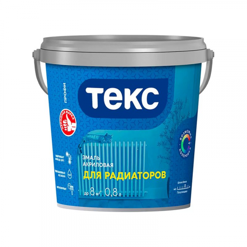 Эмаль для радиаторов TEKS Универсал белая 0.8л