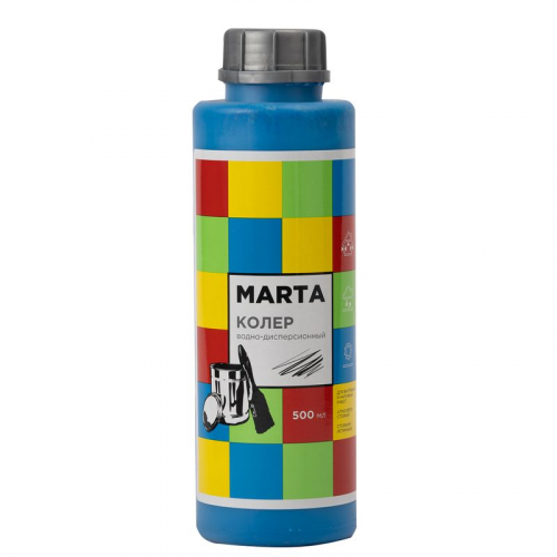 Колер MARTA в/д синий, 500 мл