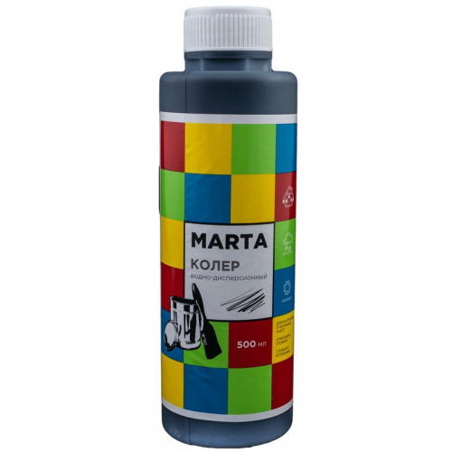 Колер MARTA в/д черный, 500 мл