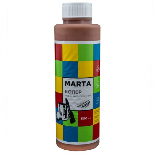 Колер MARTA в/д коричневый, 500 мл