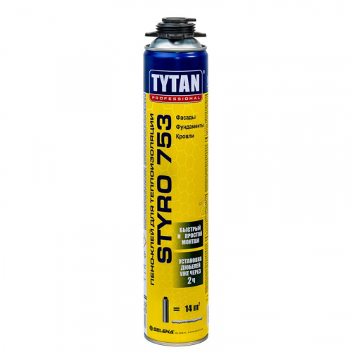 Клей для наружной теплоизоляции Tytan Styro 753, 750 мл