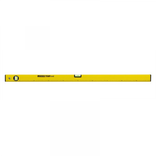 Уровень STAYER STANDARD TOPLevel, коробчатый, 2 противоударных ампулы, линейка, 150см