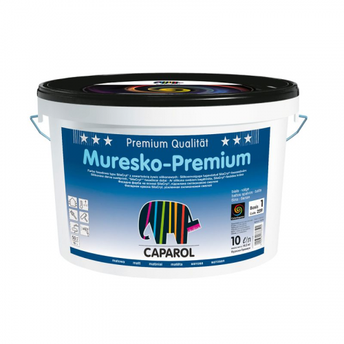 Краска Caparol Muresko Premium фасадная база 3 9.4л
