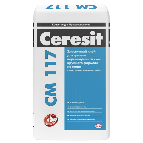 Клей для плитки Ceresit CM117 универсальный 25 кг