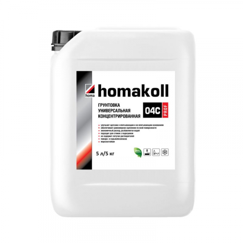Грунтовка Homakoll 04C Prof морозостойкая, 5 л