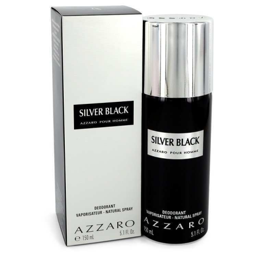  Azzaro Silver Black - Дезодорант-спрей 150 мл с доставкой – оригинальный парфюм Азаро Сильвер Блек