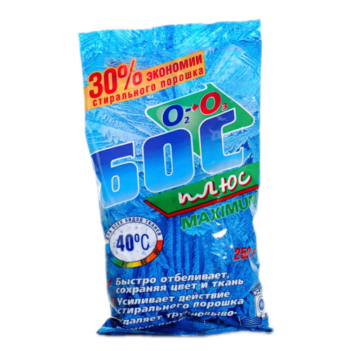 Отбеливатель 250г БОС плюс Бос
