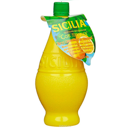 Сок Sicilia 115мл из свежих лимонов пл/б SICILIA