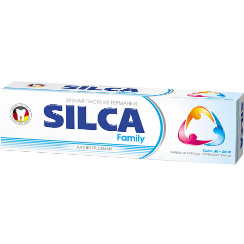 Зубная паста Silca 100мл для всей семьи Sillca