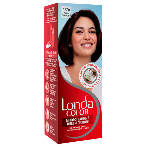 Краска для волос лондаколор крем 4/76 темно-каштановый Londa COLOR