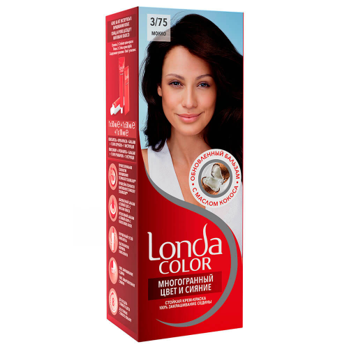 Краска для волос лондаколор крем 3/75 мокко Londa COLOR