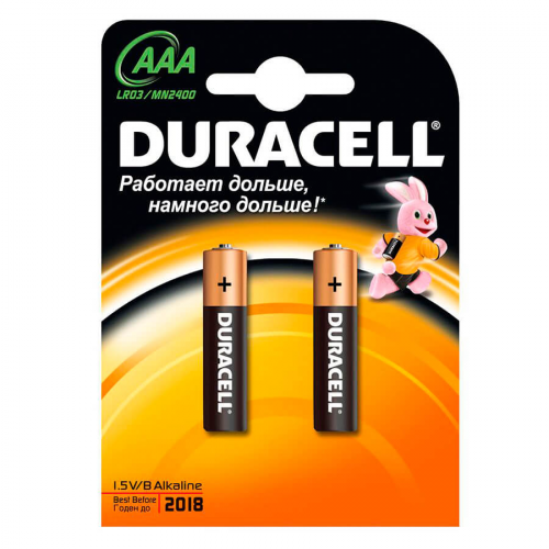 Батарейка duracell aaa mn2400 b2 дюраселл