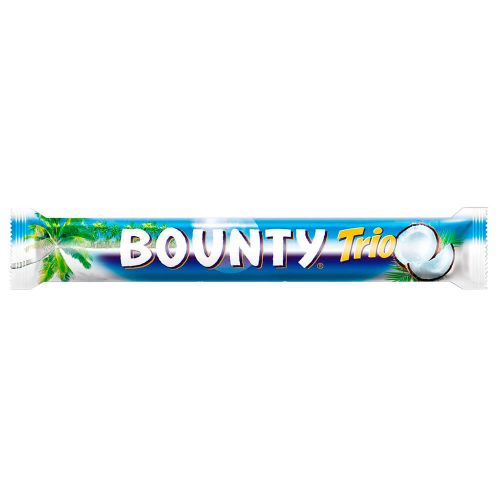 Шоколадный батончик Bounty трио 82,5г Mars