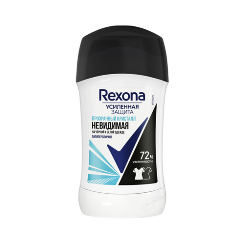 Дезодорант Rexona 40мл карандаш кристал чистая вода