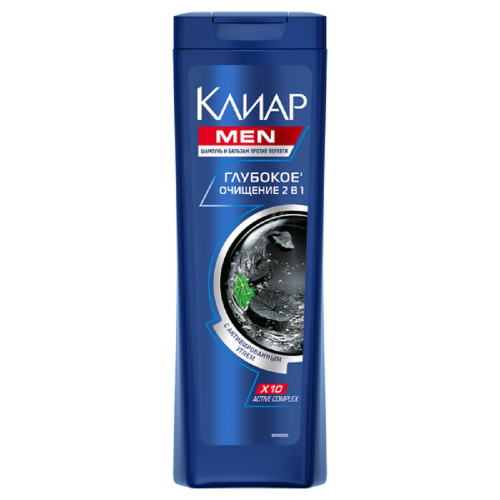 Шампунь Clear men 400мл глубокое очищение Клиа