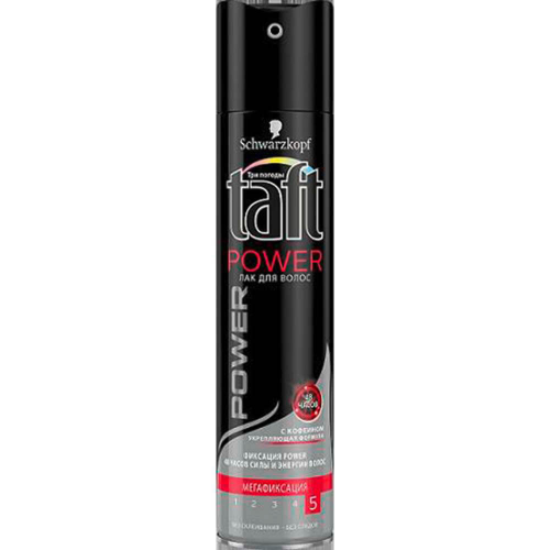 Лак для волос Taft 225 мл пауэр мегафиксация 5 до 72 часов силы и энергии