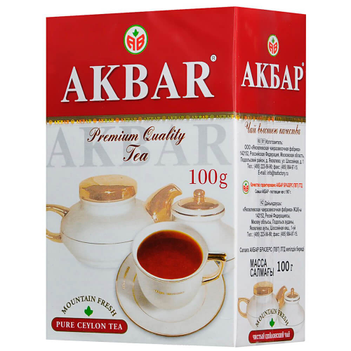 Чай Akbar 100г черный