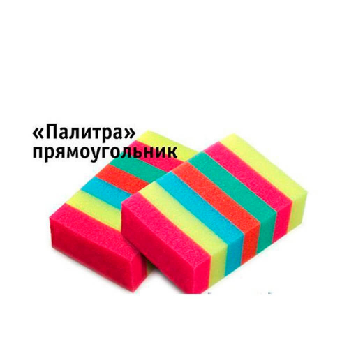 Губка для тела Бабочка палитра прямоугольник