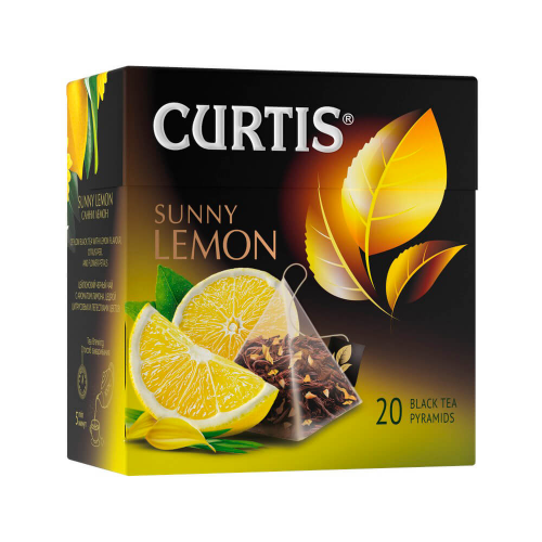 Чай Curtis 20 пир*1.7 г санни лемон черный