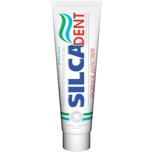 Зубная паста Silca Dent 130г тройное действие Sillca