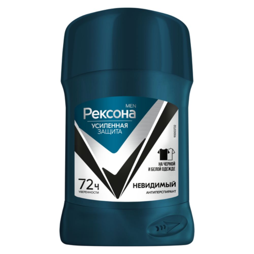 Антиперспирант рексона men 50 мл карандаш невидимый на черном и белом Rexona