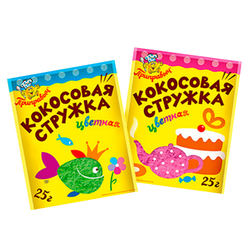 Кокосовая стружка Приправыч 25г ассорти