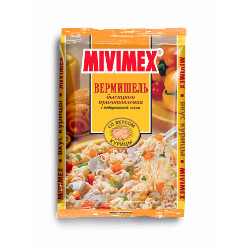Вермишель Mivimex 50г со вкусом курицы б/п MIVIMEX