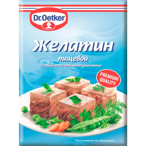 Желатин доктор откер 30г пищевой быстрорастворимый Dr.Oetker