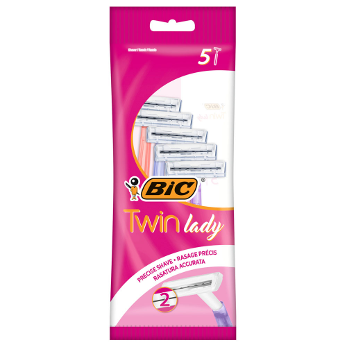 Станок Bic Twin Lady 5шт женский одноразовый BiC
