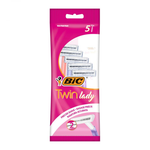 Станок Bic Twin Lady 5шт женский одноразовый BiC