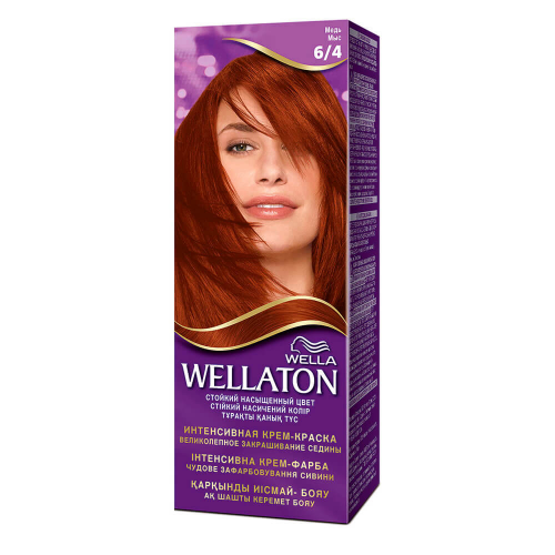 Краска для волос веллатон 6/4 медь WELLATON