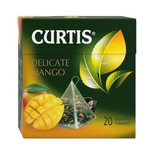 Чай Curtis 20 пир*1.8 г нежный манго зеленый