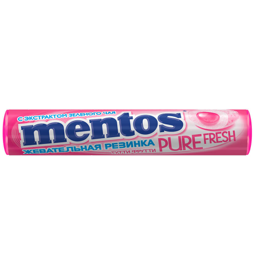 Резинка жевательная Mentos 15,5г Тутти Фрутти ролл Ван Мелле