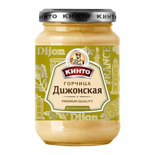 Горчица Кинто 170г дижонская ст/б КИНТО