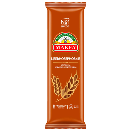 Макароны MAKFA 500г вермишель длинная цельнозерновая
