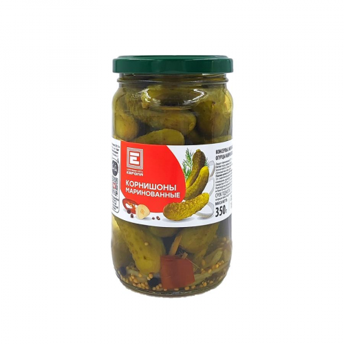 Корнишоны Европа маринованные 350г
