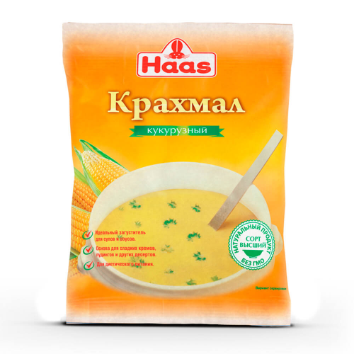 Крахмал Haas 200г кукурузный