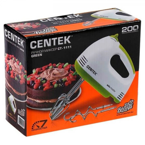 Миксер Centek CT-1111 170 вт салатовый CENTEK